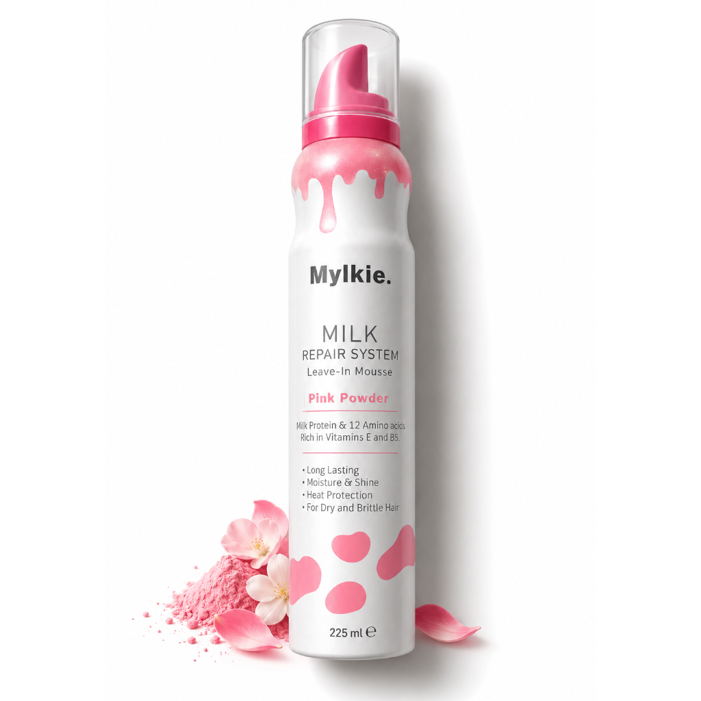 Mylkie Milk Repair System Leave-In Mousse – Pink Powder 225 ml 🌸