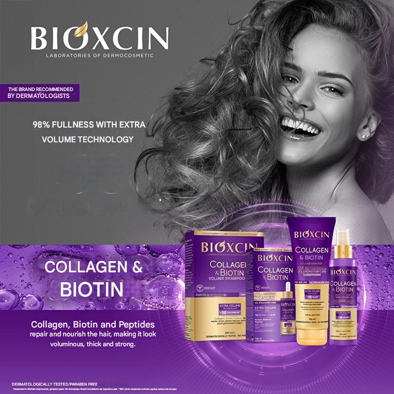 Bioxcin Collagen & Biotin Volumizing Hair Care Cream 250 ml