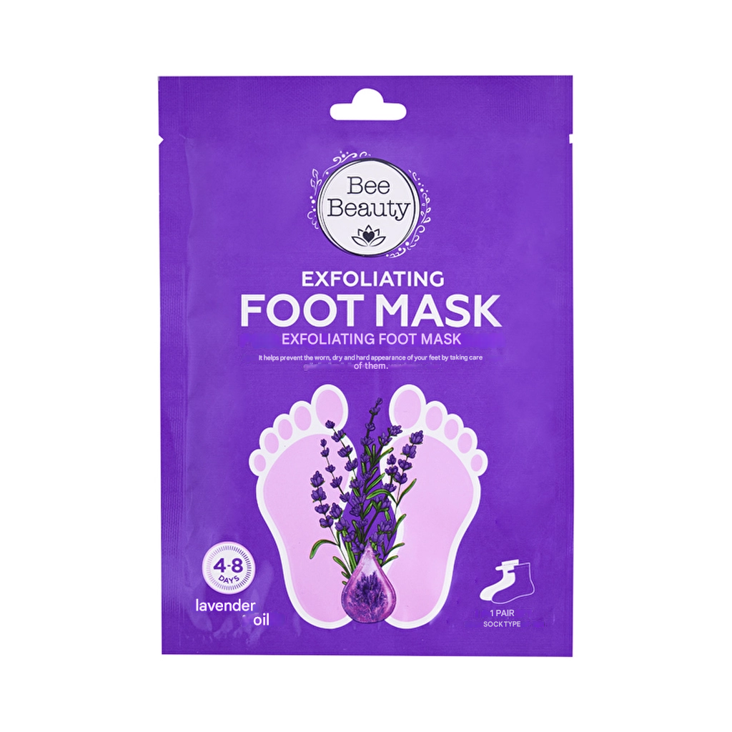 Bee Beauty Exfoliating Lavender Oil Foot Mask