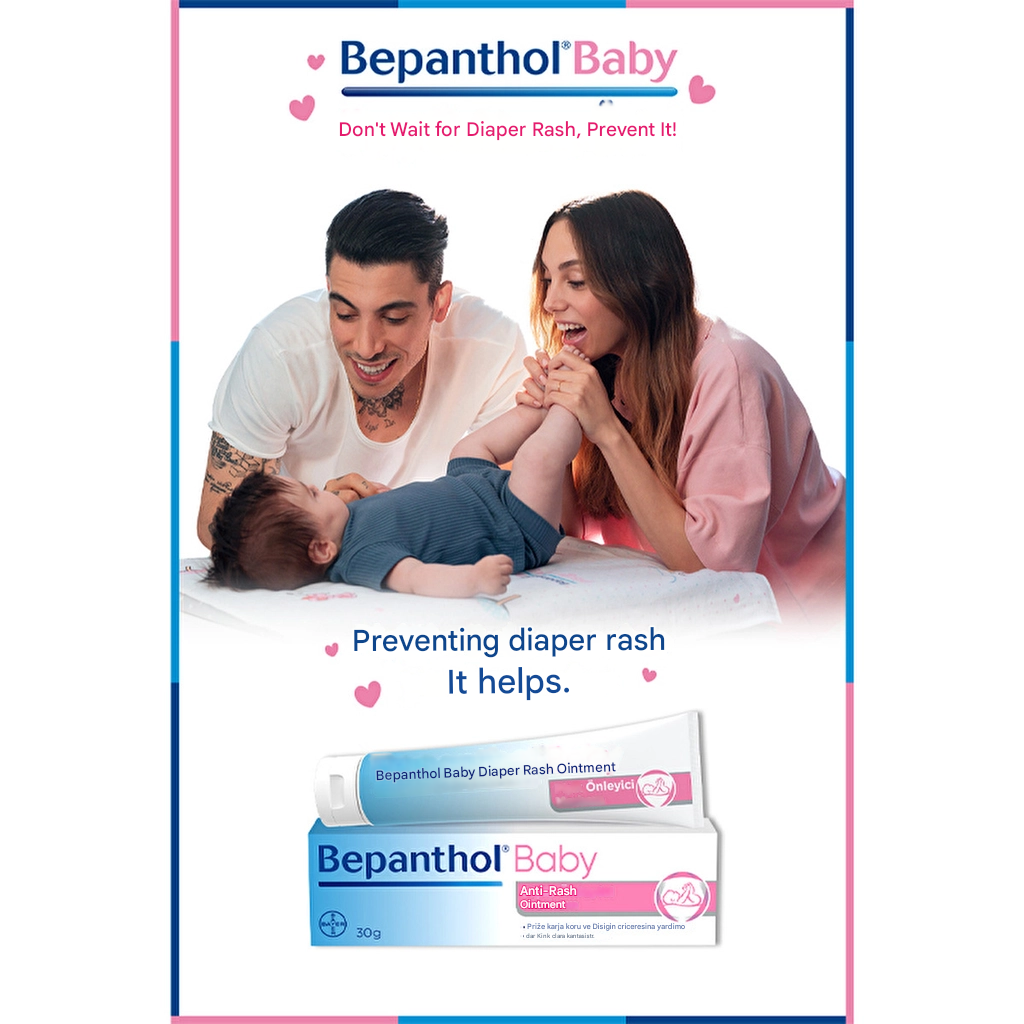 Bepanthol Baby Diaper Rash Prevention Ointment 30 gr