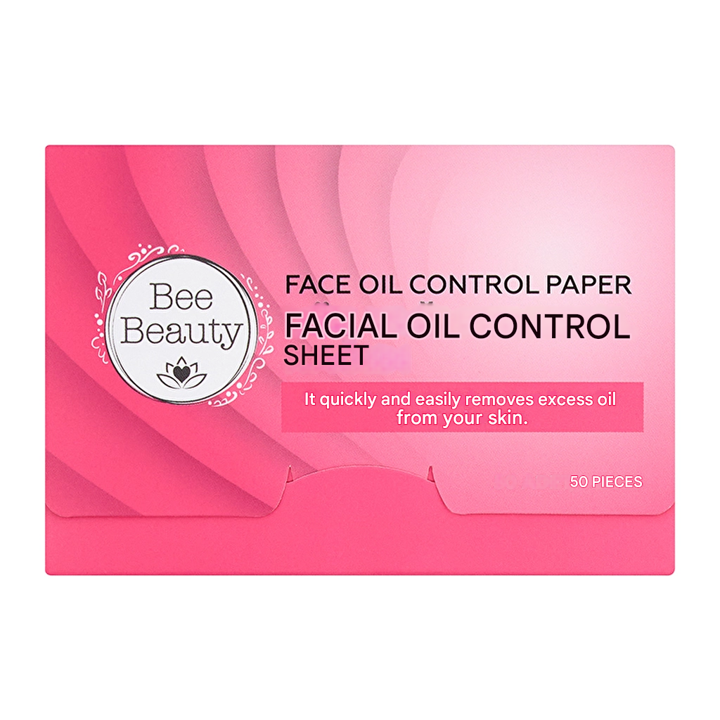Bee Beauty Facial Oil Control Papers, 50 Sheets