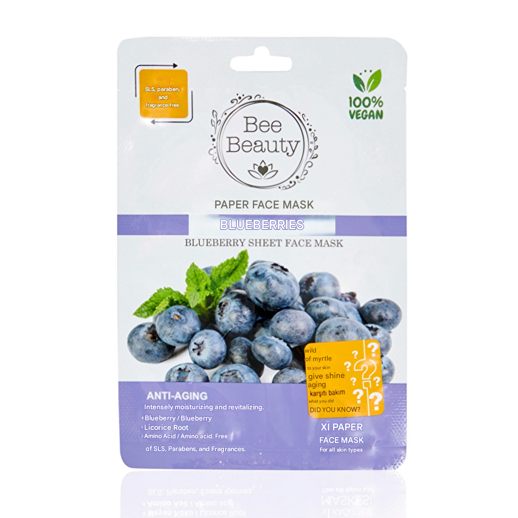 Bee Beauty Superfood Blueberry Sheet Mask