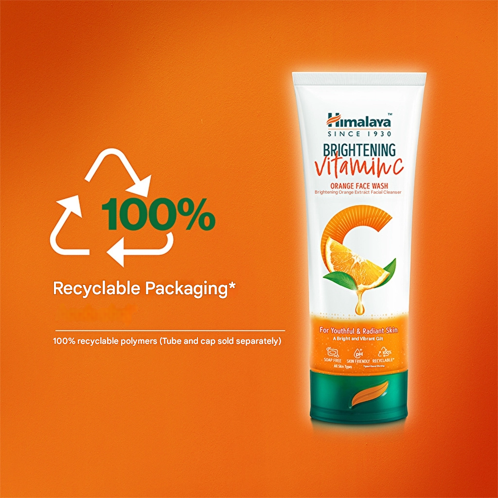 HIMALAYA - Brightening Vitamin C Orange Extract Facial Cleanser 100 ml