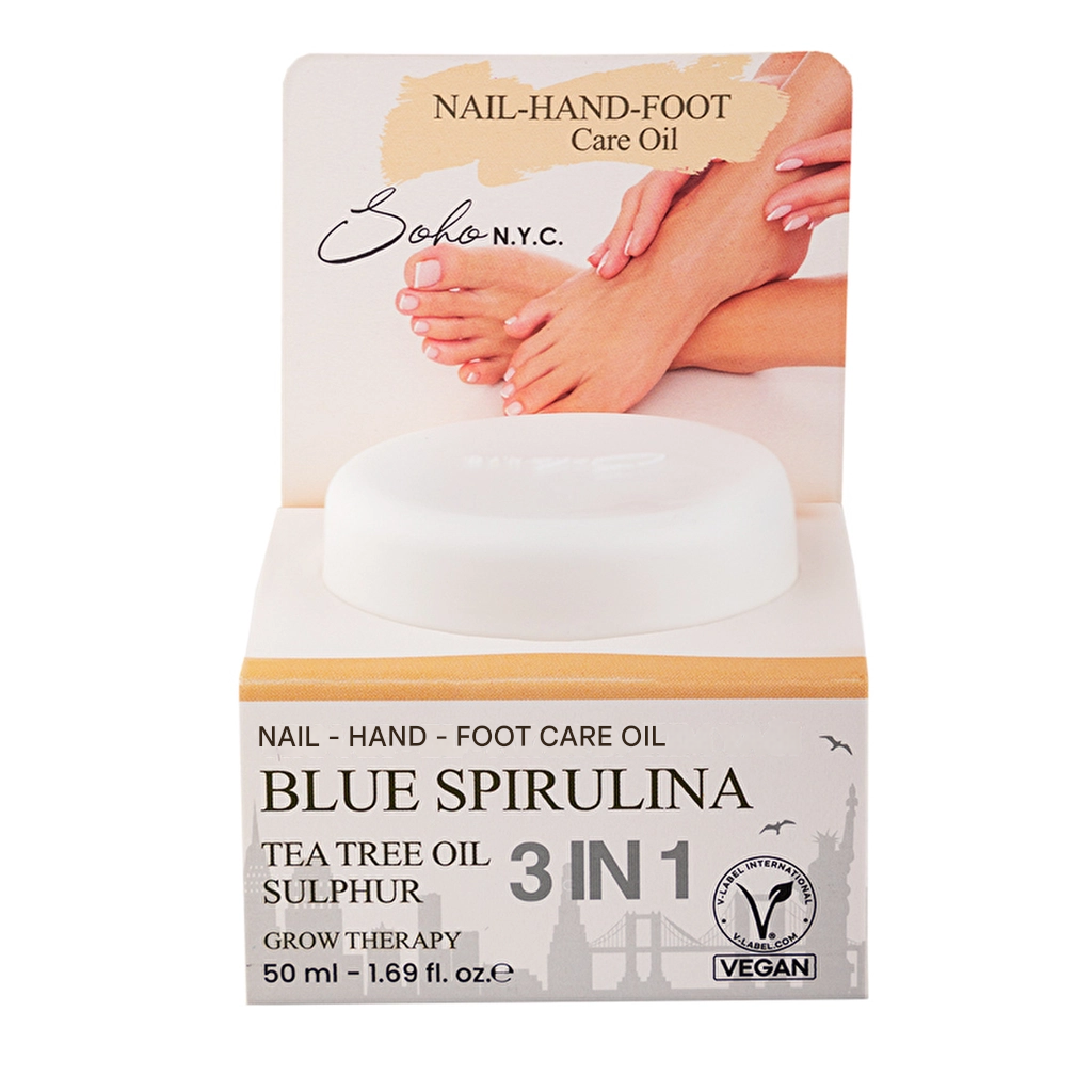 Soho NYC Blue Spirulina Nail, Hand and Foot Care Oil 50 ml