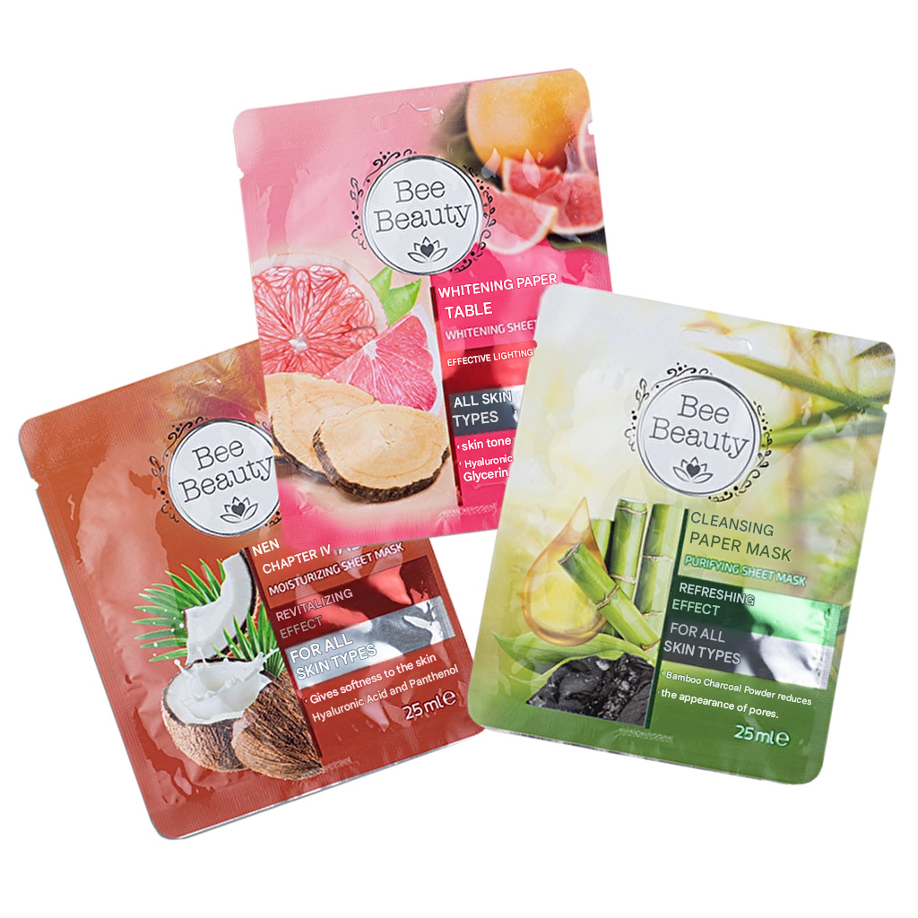 Bee Beauty Sheet Masks, Pack of 3, 25 ml