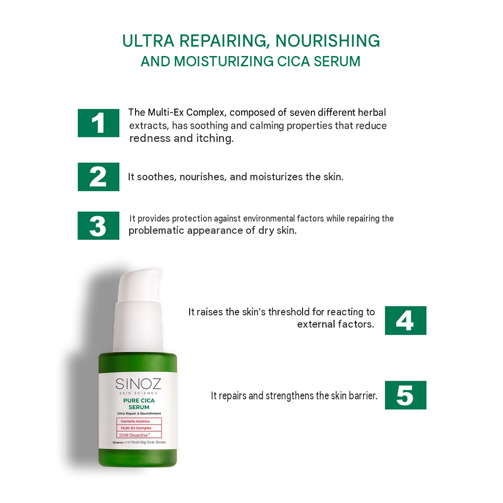 Sinoz Pure Cica Ultra Repairing and Nourishing Care Serum 30 ml