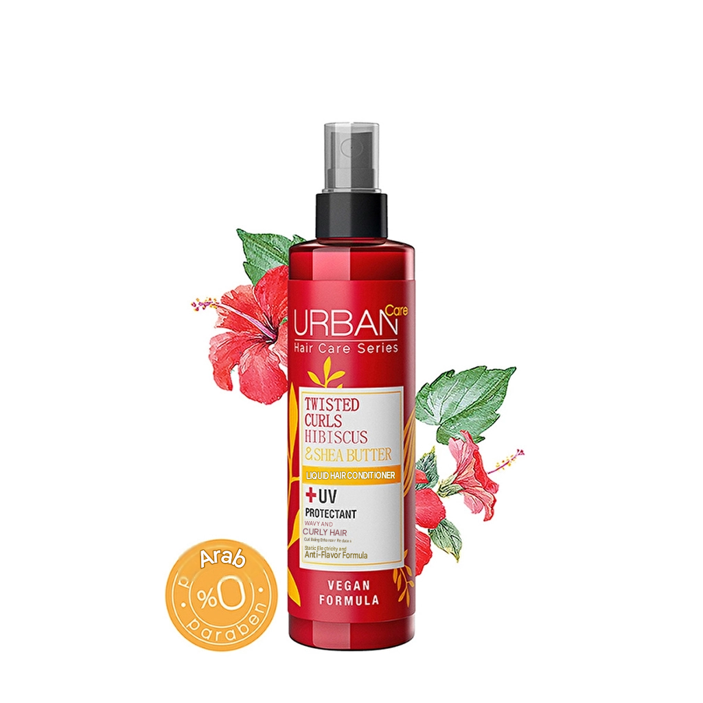 Urban Care Twisted Curls Hibiscus & Shea Butter Curl Defining Liquid Hair Conditioner 200 ml