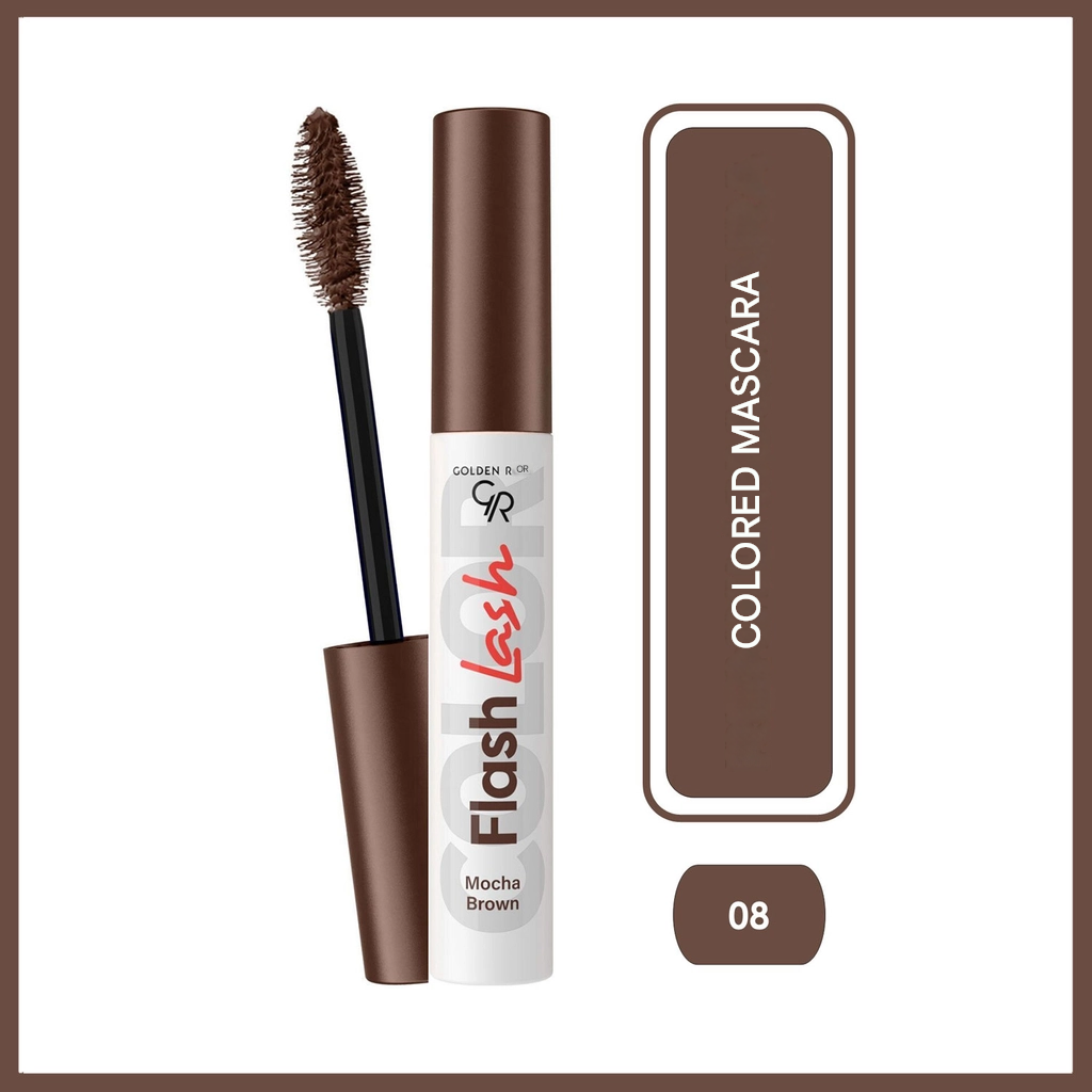 Golden Rose Flash Lash Mascara No:08 Mocha Brown