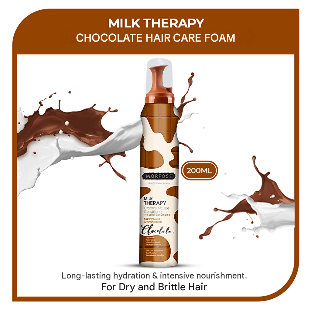 Morfose-  Milk Therapy Chocolate Hair Mousse 200 ml