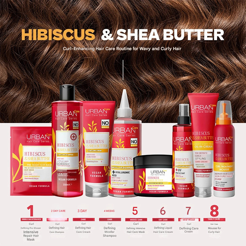 Urban Care Hibiscus & Shea Butter Curl Defining Hair Care Shampoo 350 ml