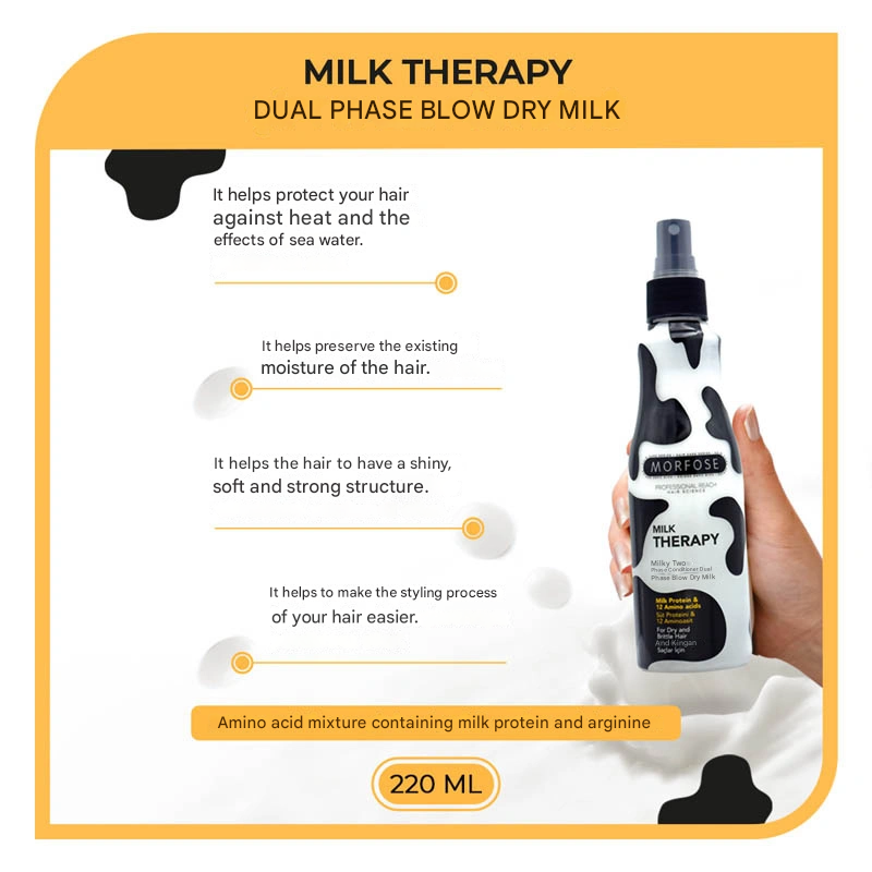 Morfose Milk Therapy Dual Phase Blow Dry Milk 220 ml