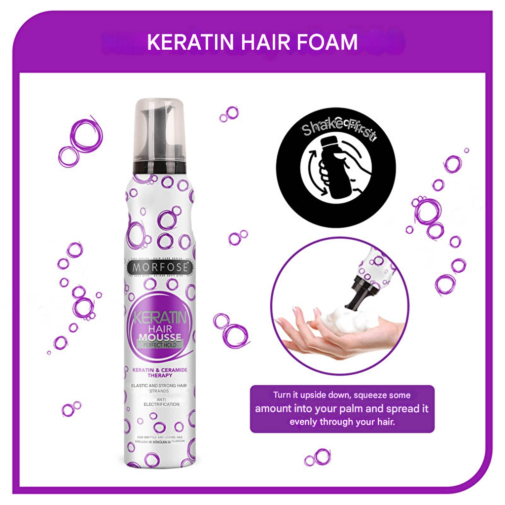 Morfose Keratin Hair Mousse 200 ml