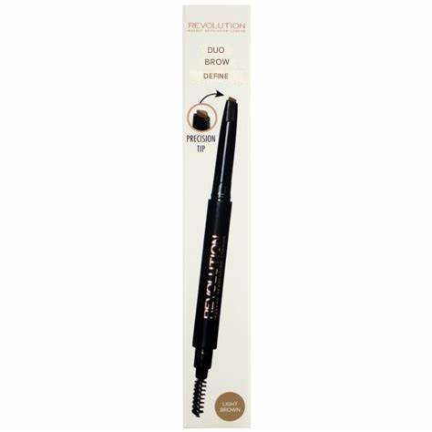 REVOLUTION - Duo Brow Pencil Light Brown