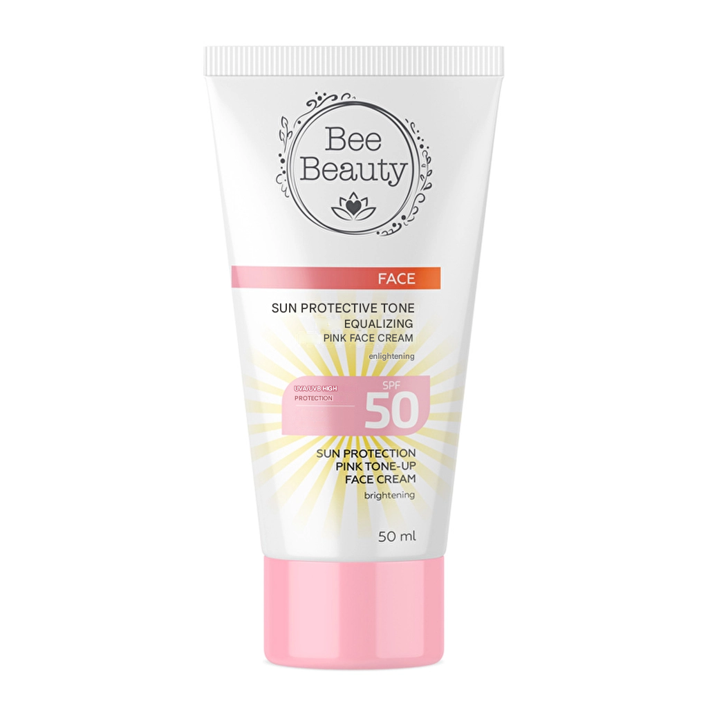 Bee Beauty Sunscreen and Tone Equalizing Pink Face Cream 50SPF 50 ml