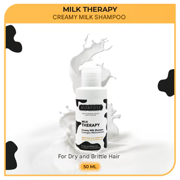 Morfose Milk Therapy Creamy Milk Shampoo Travel Size 50 ml