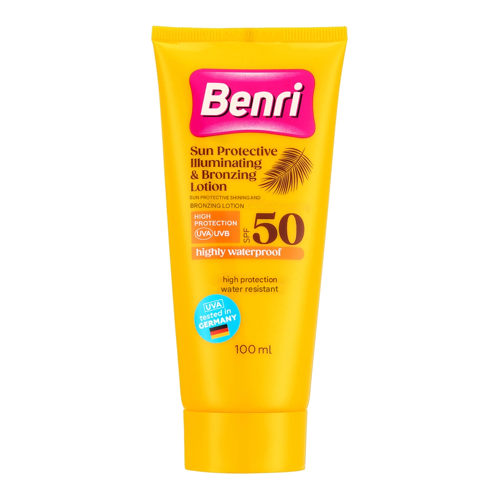 Benri Sun Glitter Lotion SPF50 100 ml