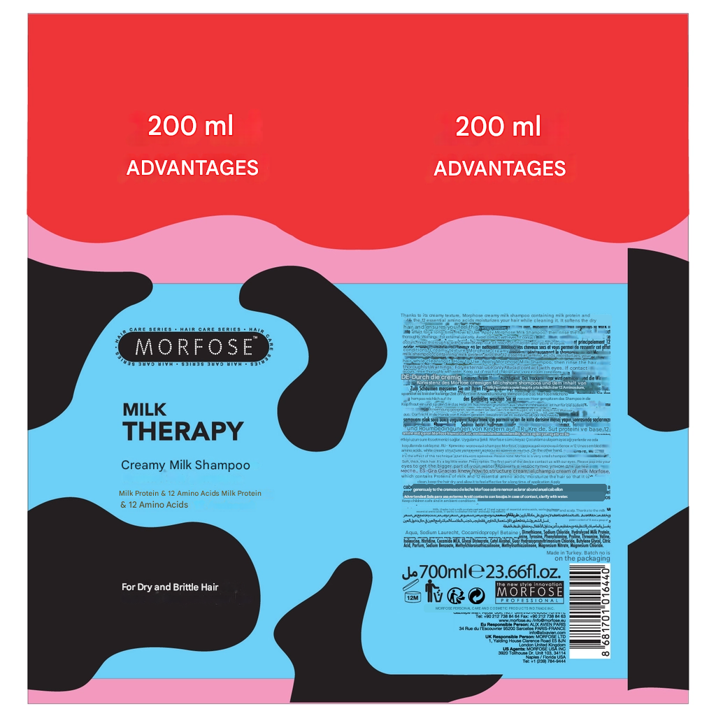 Morfose Milk Therapy Hair Shampoo 700 ml